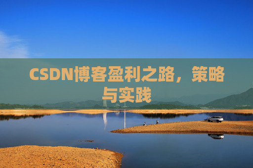 CSDN博客盈利之路，策略与实践